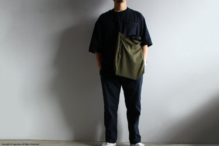 2way tote / Khaki (tape-bk) - Image 4